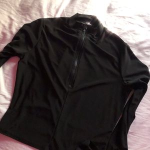 Fashion Nova Half zip racer top